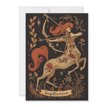 Carte plat - Sagittarius Celestius Zodiac Art