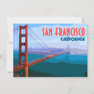 Carte Plat San Francisco Golden Gate Bridge