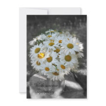 Carte Plat Sincere Sympathy