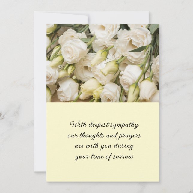 Carte plat Sympathy (Devant)