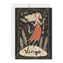 Carte plat - Virgo Celestial Zodiac Art