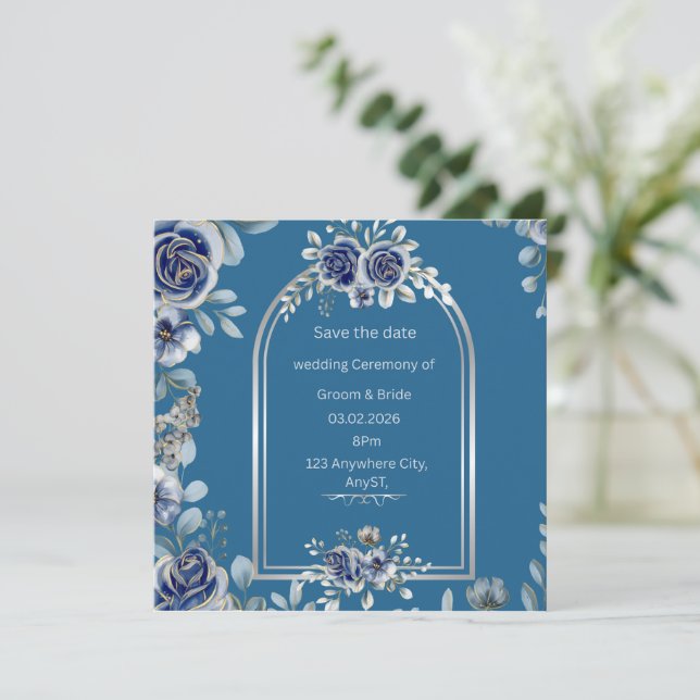 Carte plate (Debout devant)