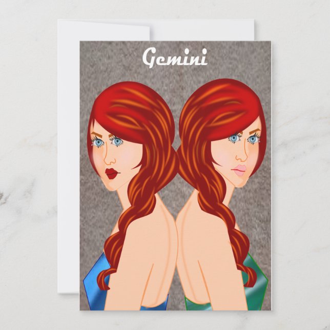 Carte plate Gemini (Devant)