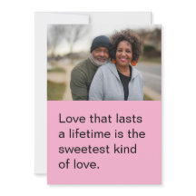 Carte plate personnalisée pour la Saint-Valentin p