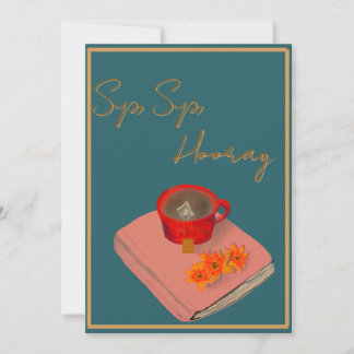 Carte plate Sip Sip Hooray
