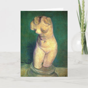 Carte Plâtre Statuette Torse Féminin par Vincent van Gog
