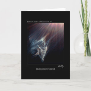 Carte Pleiades IC 349 Nebual Hubble Telescope