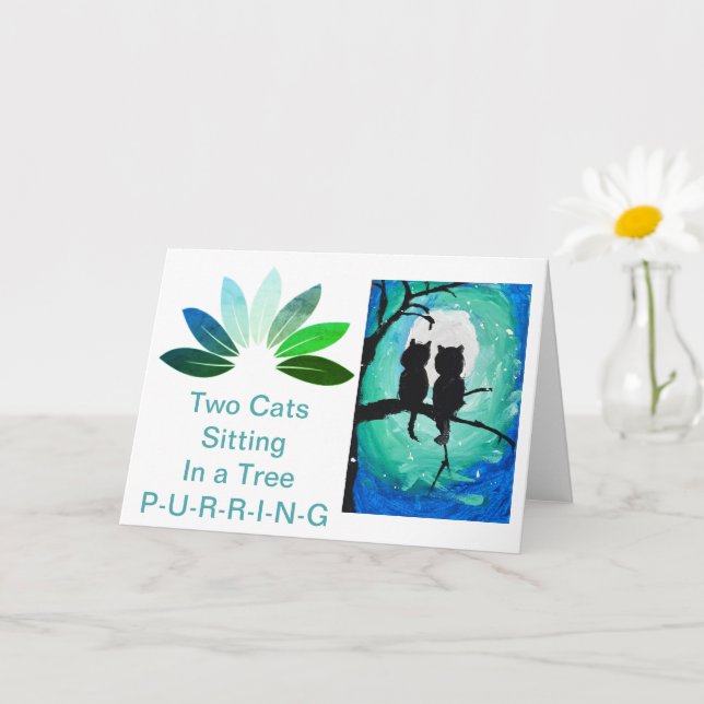 Carte Pleine lune (Petite plante)