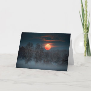 Carte Pleine lune   Novembre à Scalenghe, Italie