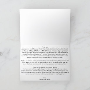 Carte pliée 1er Anniversaire pour Fils de maman&pa