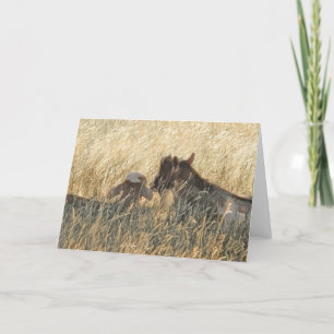 Carte pliée 7 po x 5 po Scout et Jigsaw