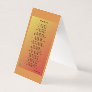 Carte Pliée À La Salade Bowl