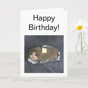 Carte pliée Butta Chat Meme