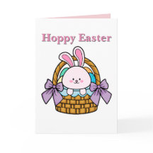 Carte pliée de lapin le plus croustillant de Pâque