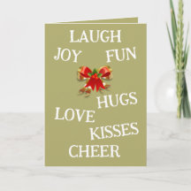 Carte pliée Joy of Christmas