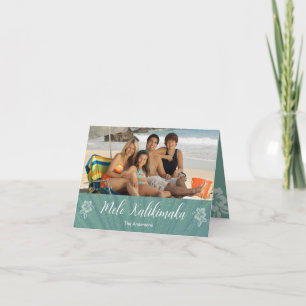 Carte pliée Mele Kalikimaka