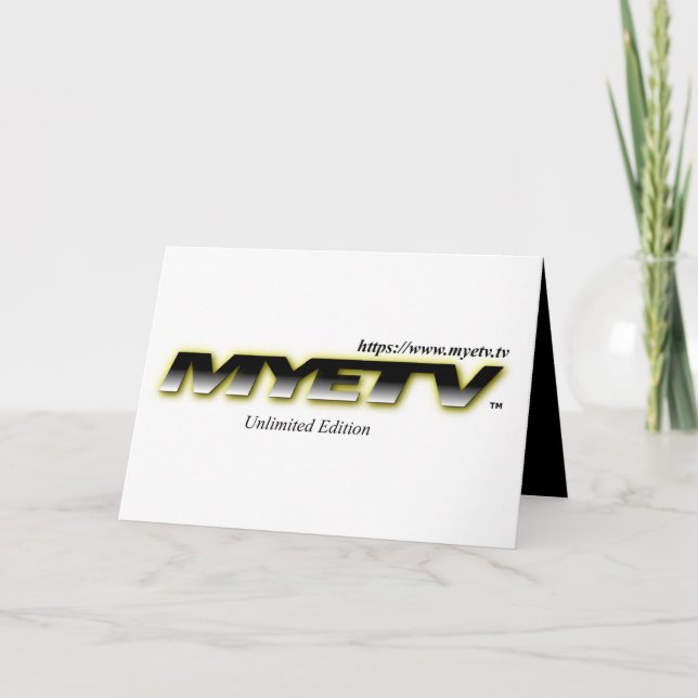 Carte pliée "Merci" (Devant)