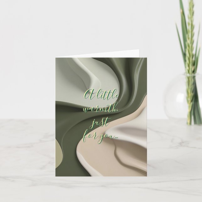 Carte pliée multifonction dans un graphique élégan (Devant)