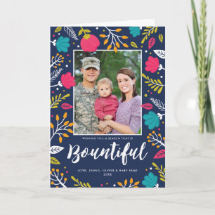 Carte pliée Noël Bounty Holiday