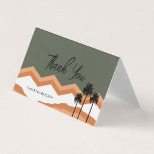 Carte pliée Palm Springs Merci moderne