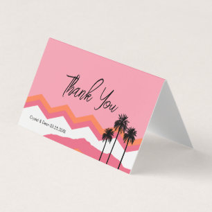 Carte pliée Palm Springs Merci moderne