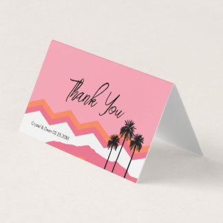 Carte pliée Palm Springs Merci moderne
