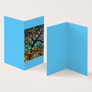 Carte pliée, papier : semi-brillant standard