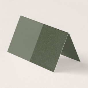 Carte pliée Tente verte Split Moss personnalisée