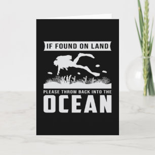 Carte Plongée Plongée Plongée Plongée Plongée Drôle Idée