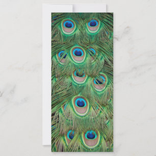 Carte Plumage de paon