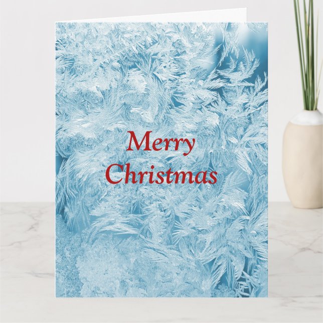 Carte Plumes et flocons de neige abstraits  (Devant)