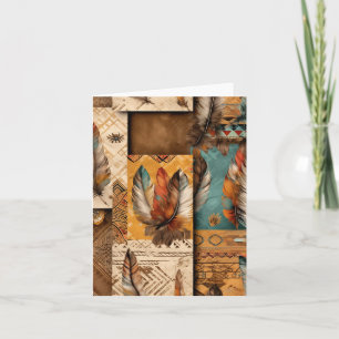 Carte Plumes tribales du sud-ouest aztèque