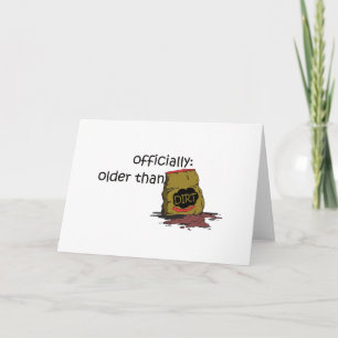 Carte Plus âgé que la tête