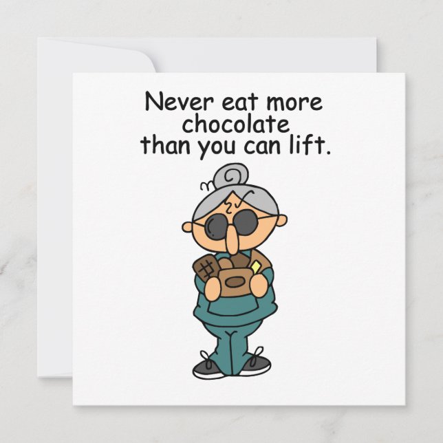 Carte Plus d'Humours au chocolat (Devant)