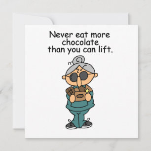 Carte Plus d'Humours au chocolat