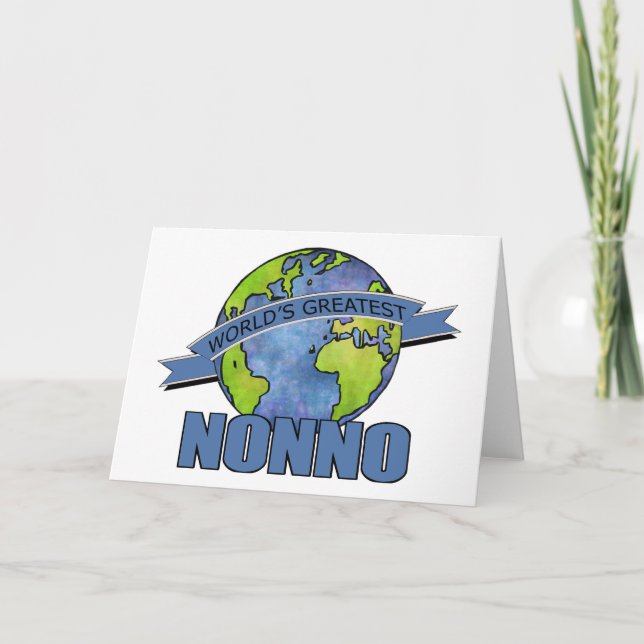 Carte Plus grand Nonno du monde (Devant)