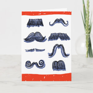 Carte Plus impressionnant qu'un mur des moustaches !
