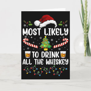 Carte Plus susceptible de boire tout le whisky Famille N