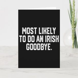 Carte Plus susceptible de faire un au revoir irlandais 4