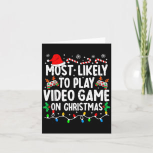 Carte Plus susceptible de jouer aux jeux vidéo à Noël en