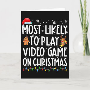 Carte Plus susceptible de jouer aux jeux vidéo à Noël Xm
