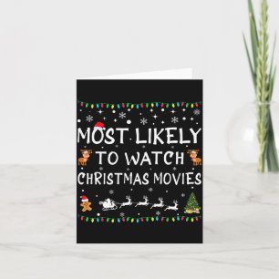 Carte Plus susceptible de regarder des films de Noël en