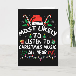 Carte Plus susceptible d'écouter de la musique de Noël t