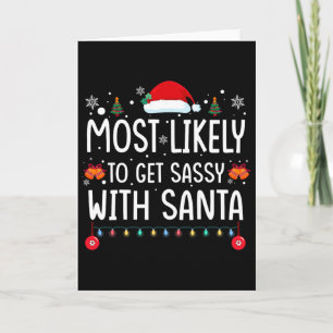 Carte Plus susceptible d'obtenir Sy avec Santa Fun Famil