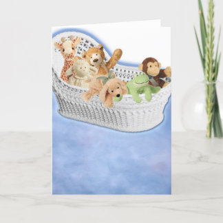 Carte Plush toys in moses basket
