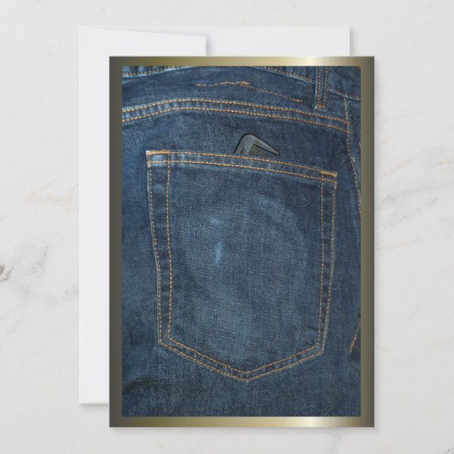 Carte Poche Denim Jeans bleu (Devant)