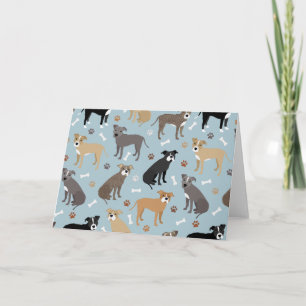 Carte Poches et os Pitbulles