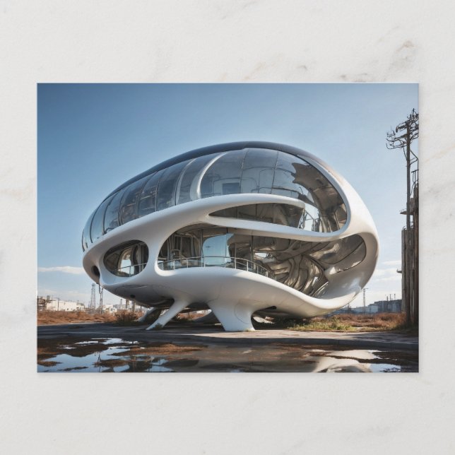 CARTE POD HOUSE FUTURISTIQUE (Devant)