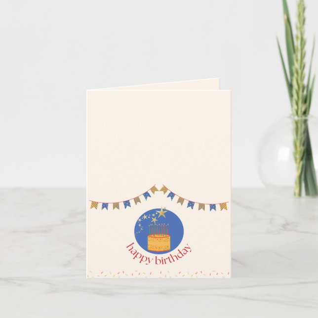 Carte Poème amusant pour l'anniversaire de mère (Devant)