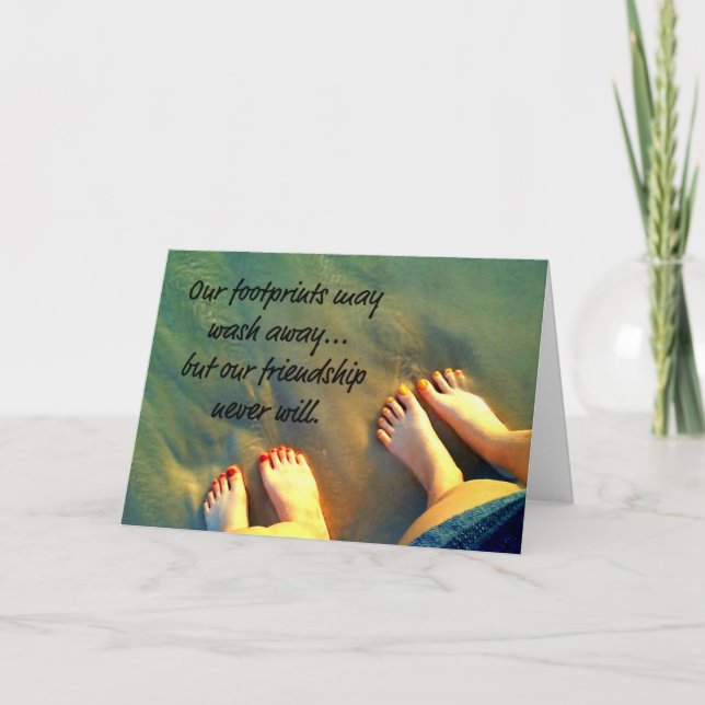 Carte Poème d'amis de Beach Forever (Devant)